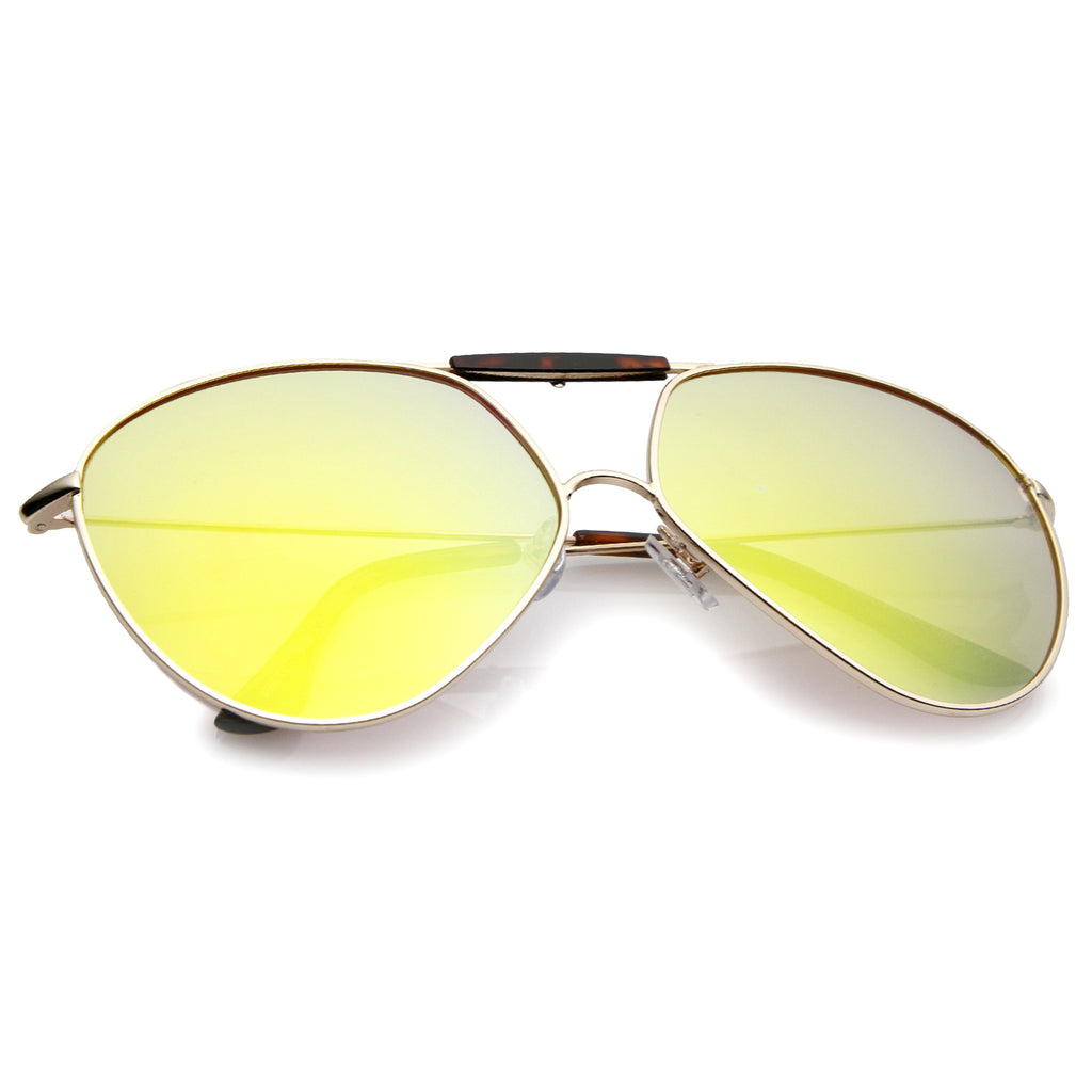 Gold-Tortoise / Yellow Mirror