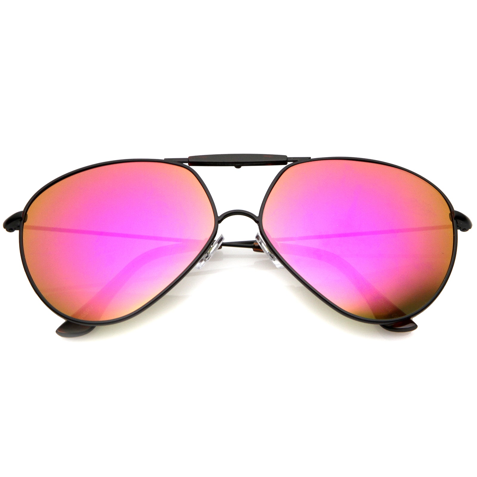 Black-Black / Magenta Mirror