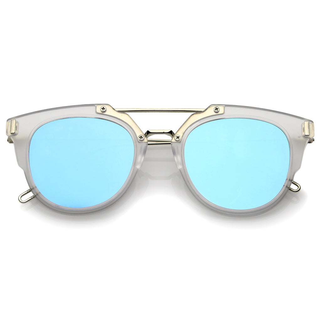 Clear-Silver / Blue Mirror