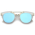 Clear-Silver / Blue Mirror