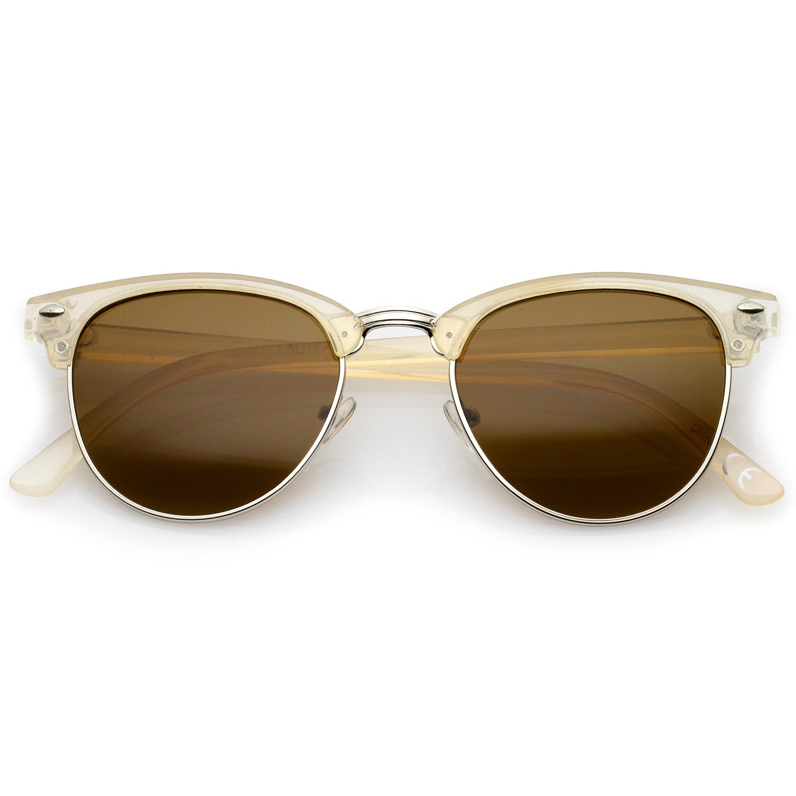 Creme-Silver / Brown