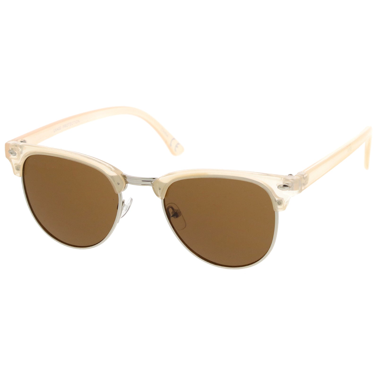 Creme-Silver / Brown