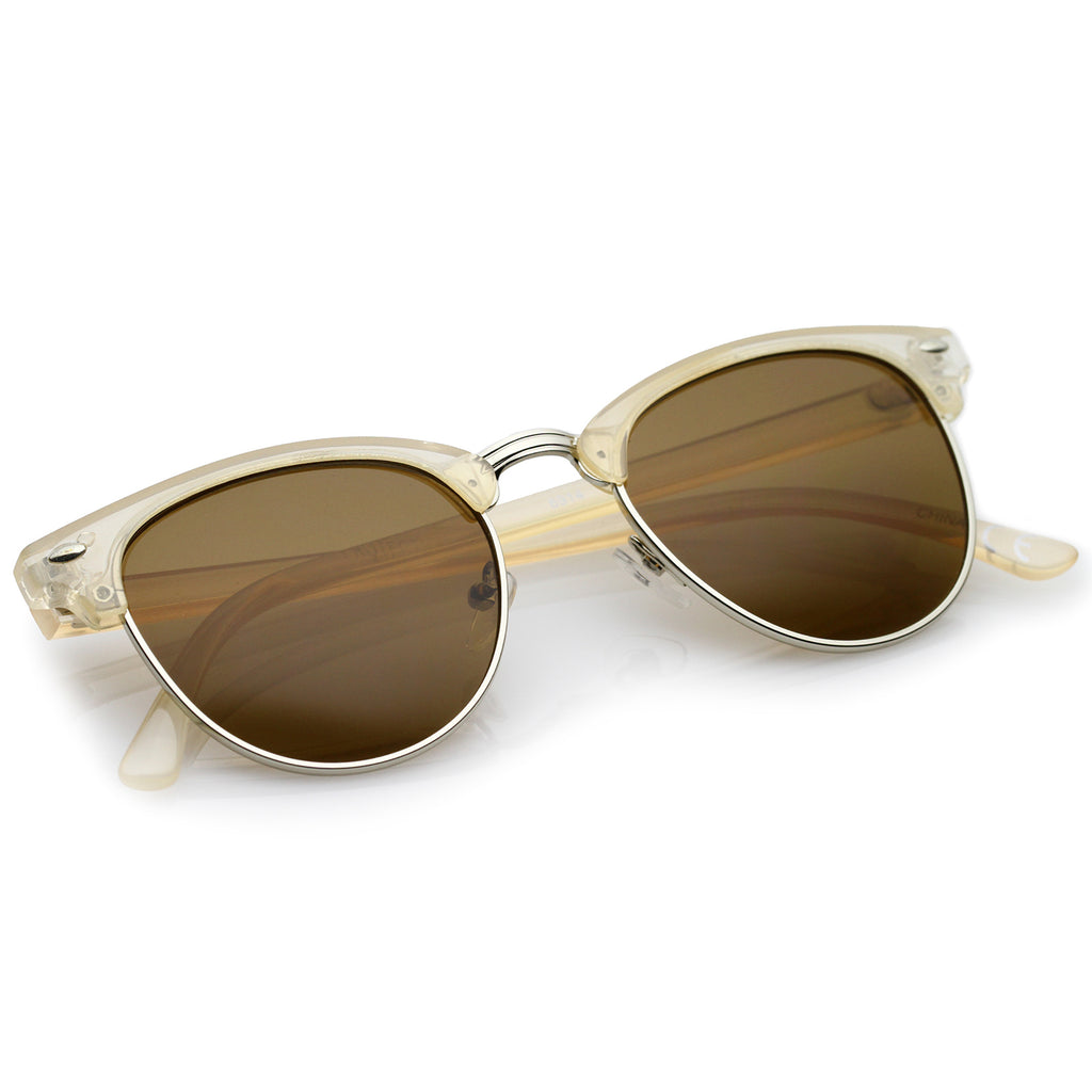 Creme-Silver / Brown