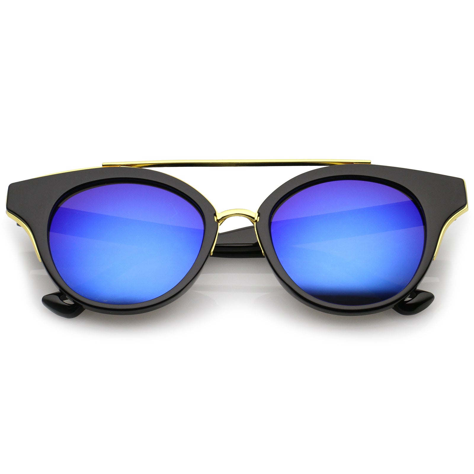 Black-Gold / Blue Mirror