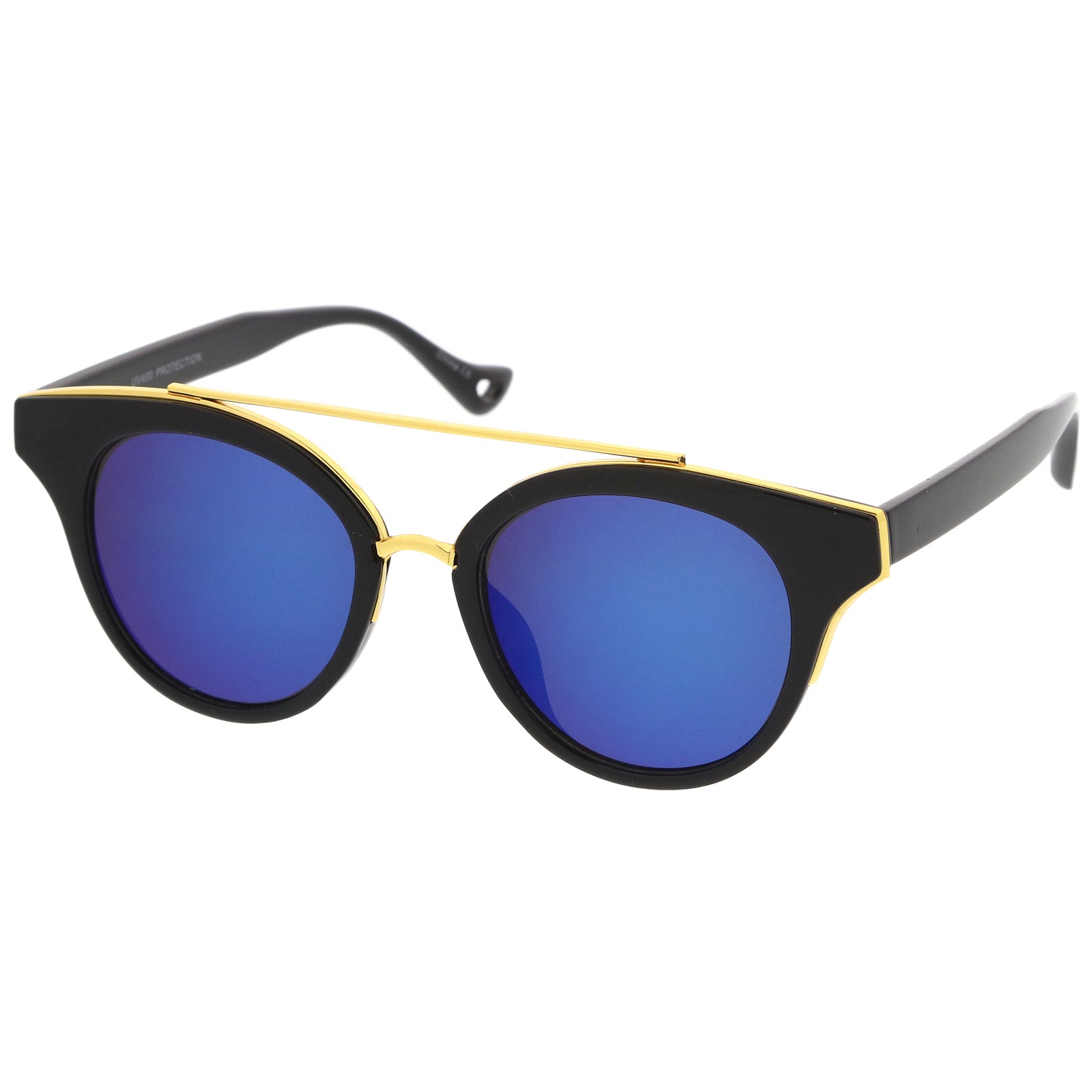Black-Gold / Blue Mirror