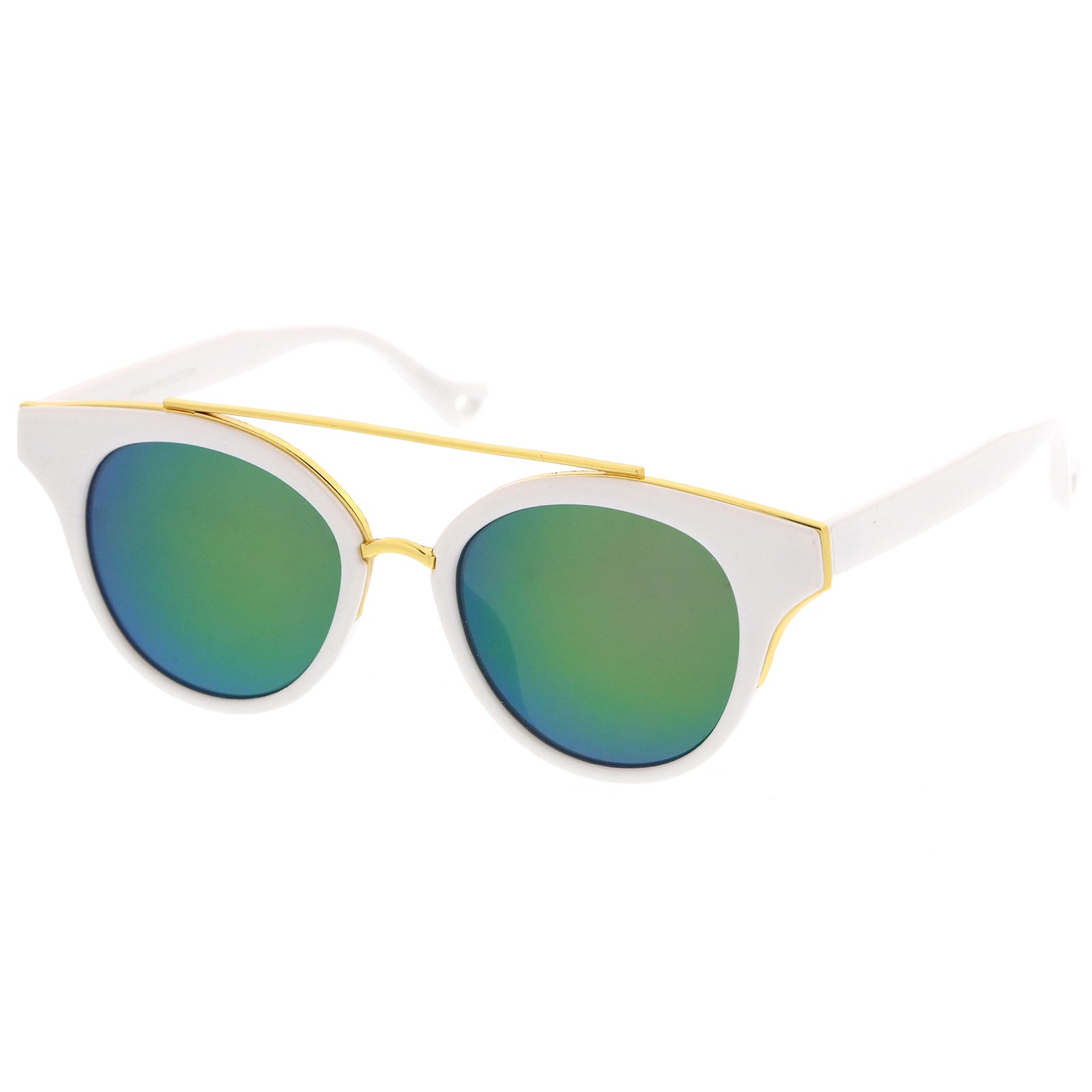 White-Gold / Green Mirror