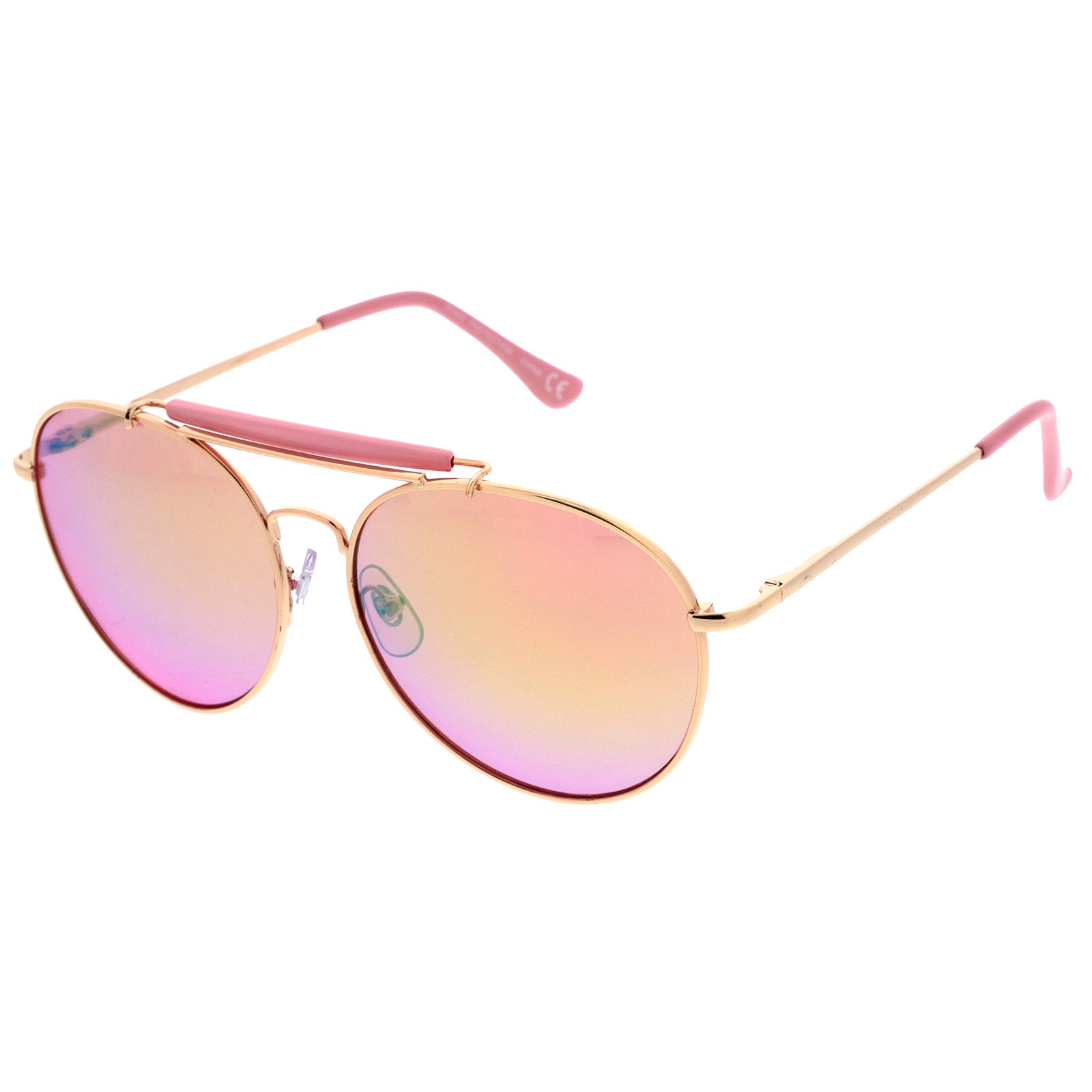 Pink-Gold / Pink-Green Mirror