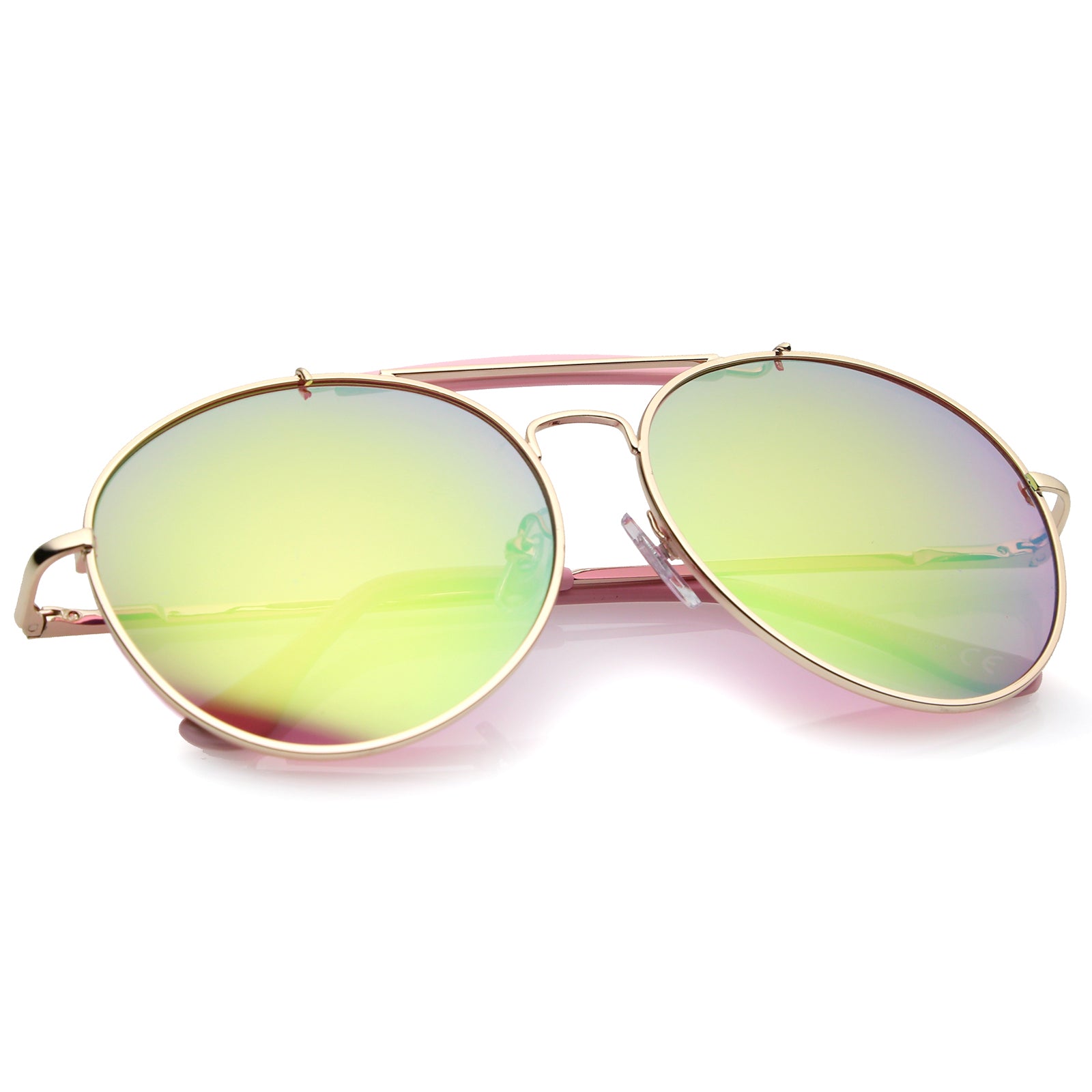 Pink-Gold / Pink-Green Mirror