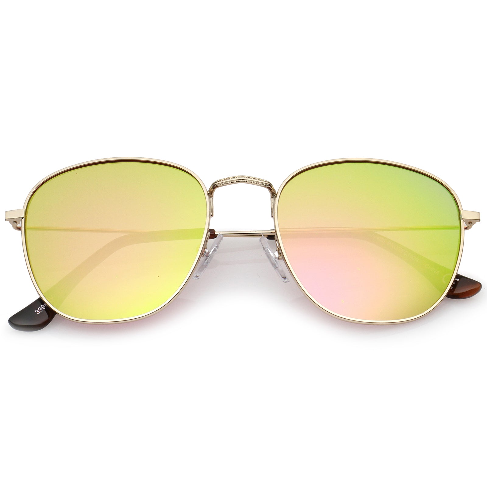 Gold / Pink-Green Mirror