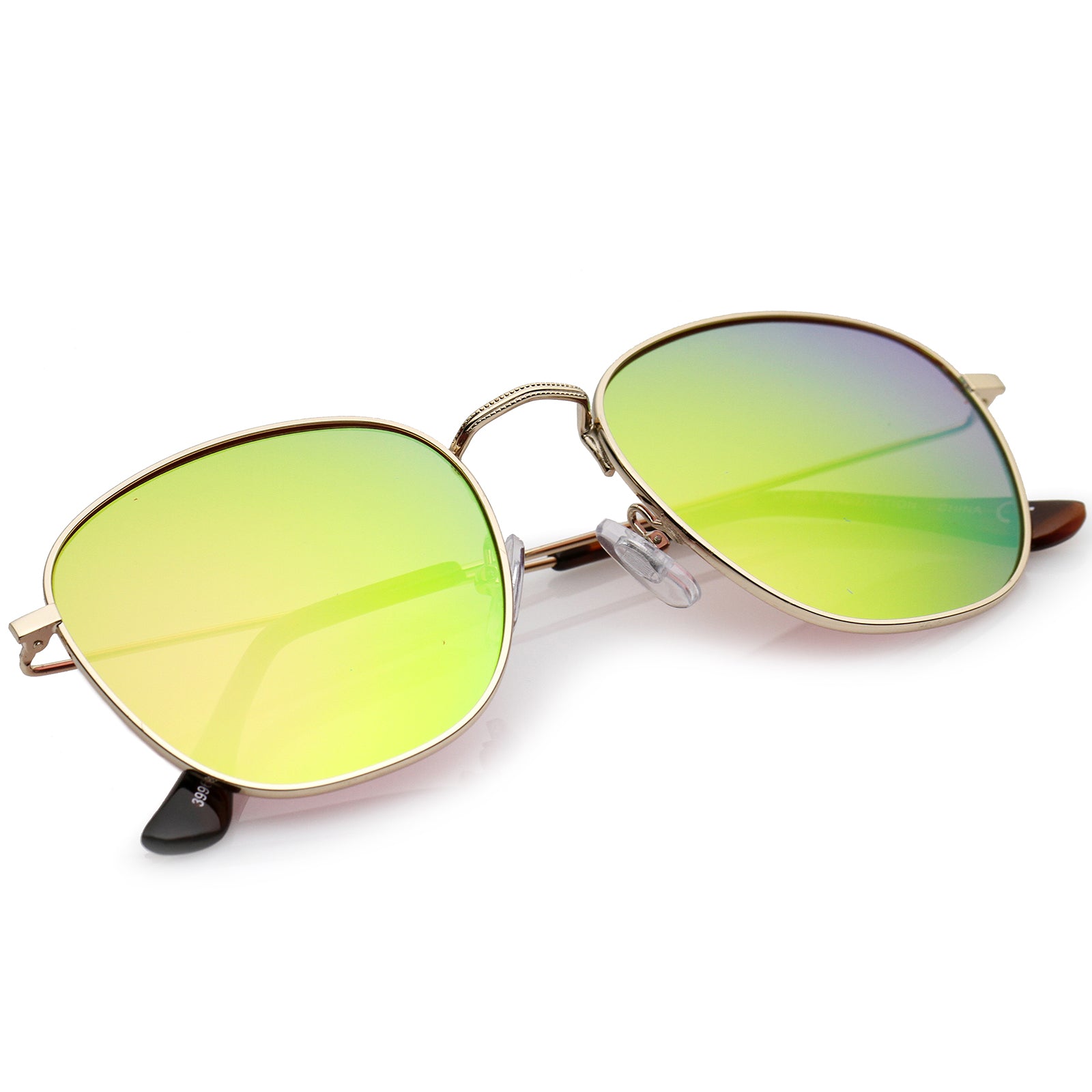 Gold / Pink-Green Mirror