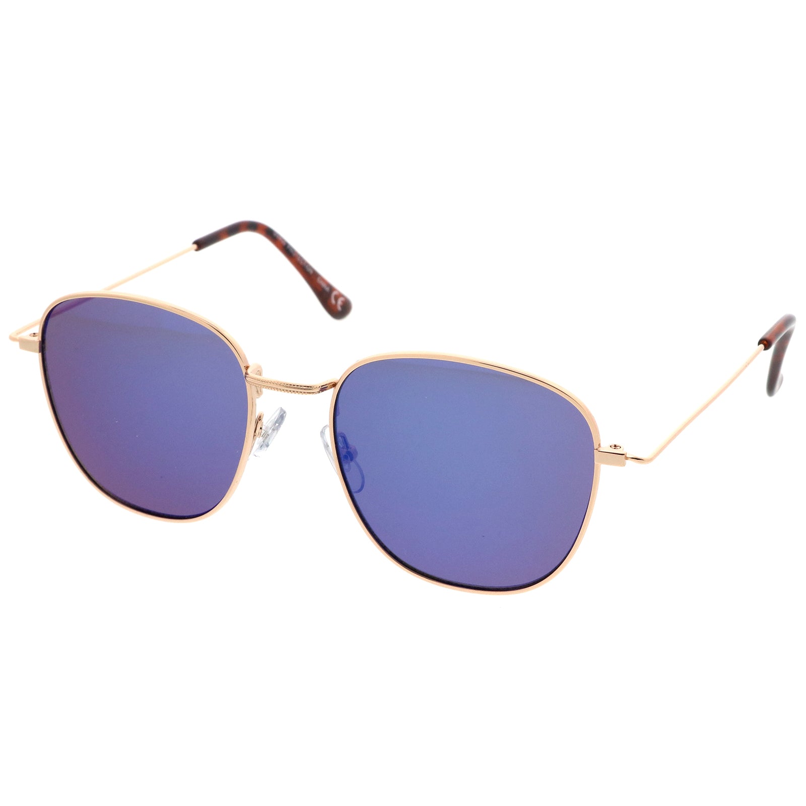 Gold / Blue Mirror