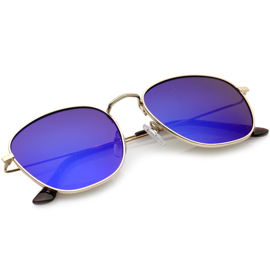 Gold / Blue Mirror