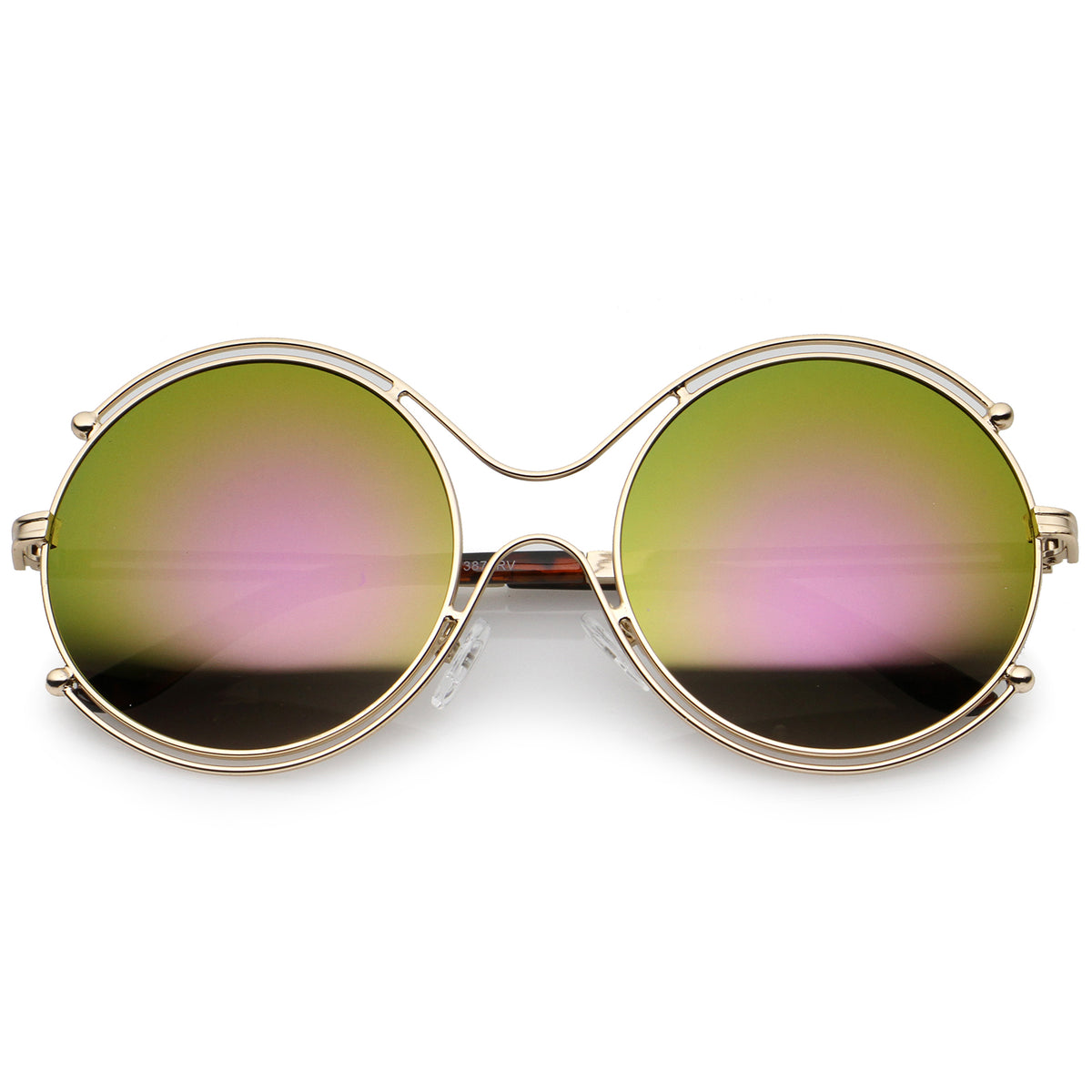 Gold / Magenta-Green Mirror