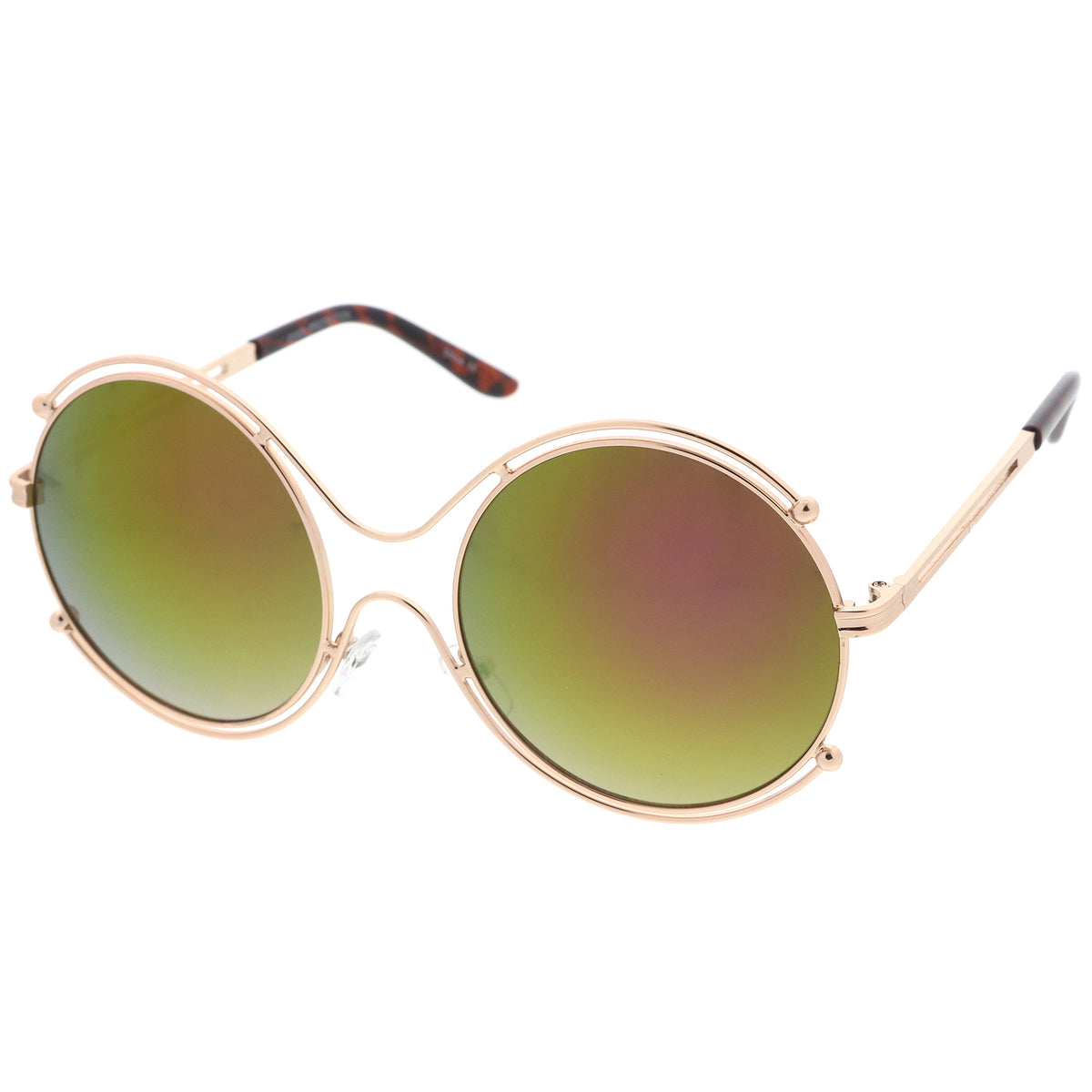 Gold / Magenta-Green Mirror