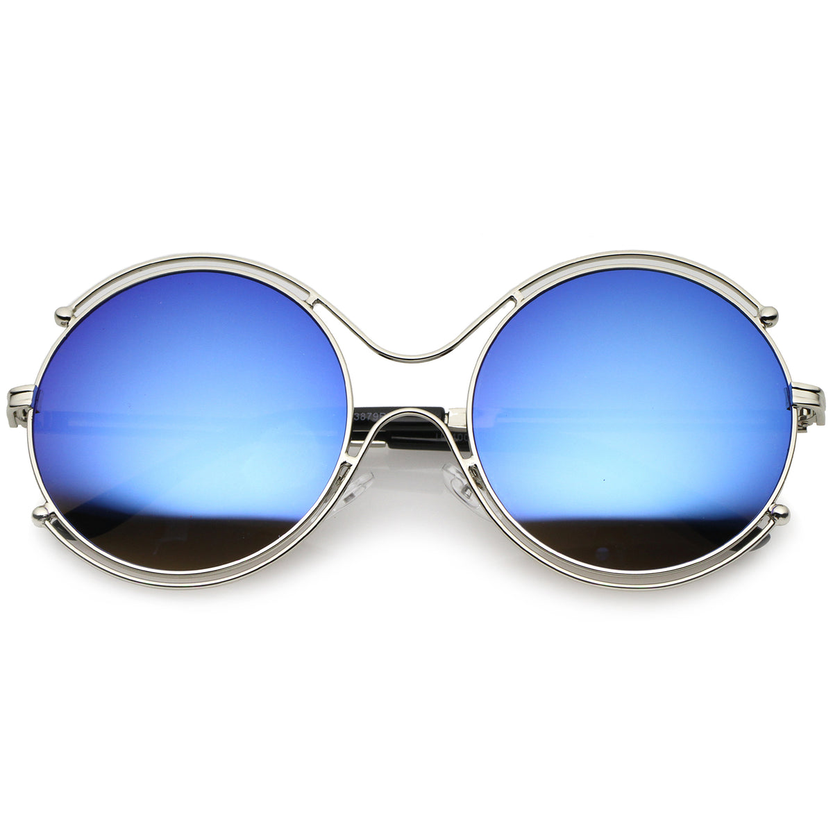 Silver / Blue Mirror