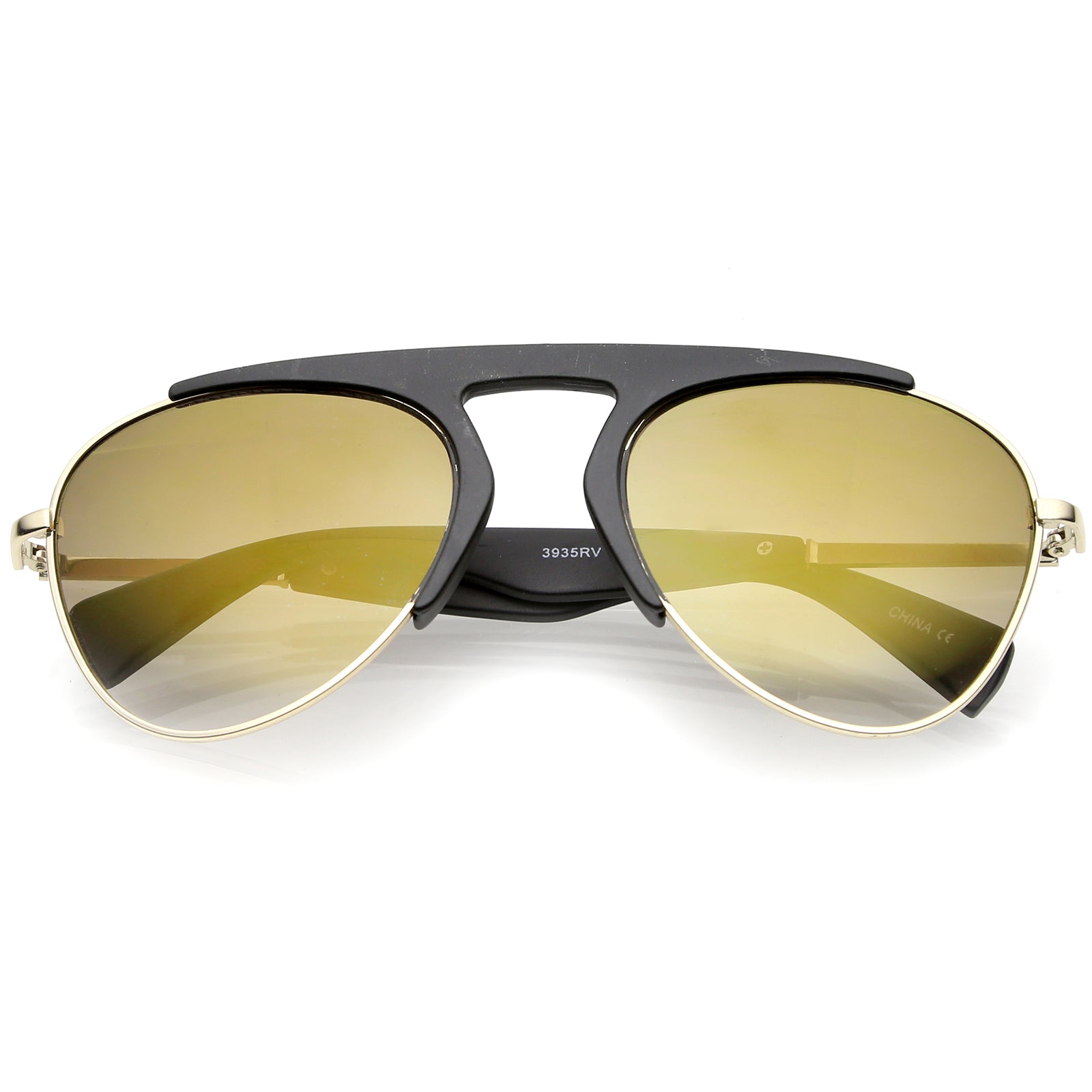 Matte Black-Gold / Gold Mirror