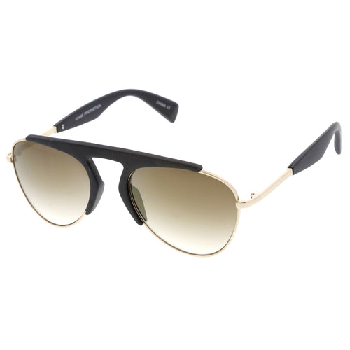 Matte Black-Gold / Gold Mirror