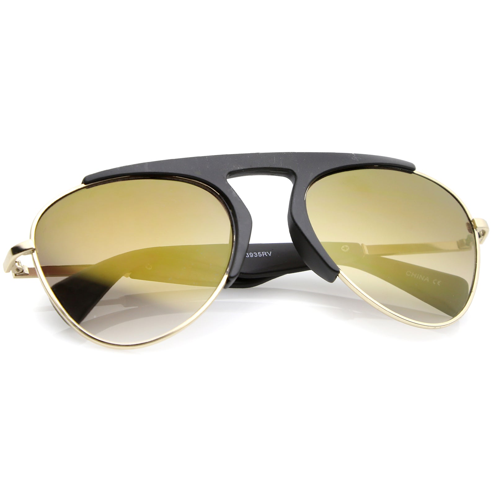 Matte Black-Gold / Gold Mirror