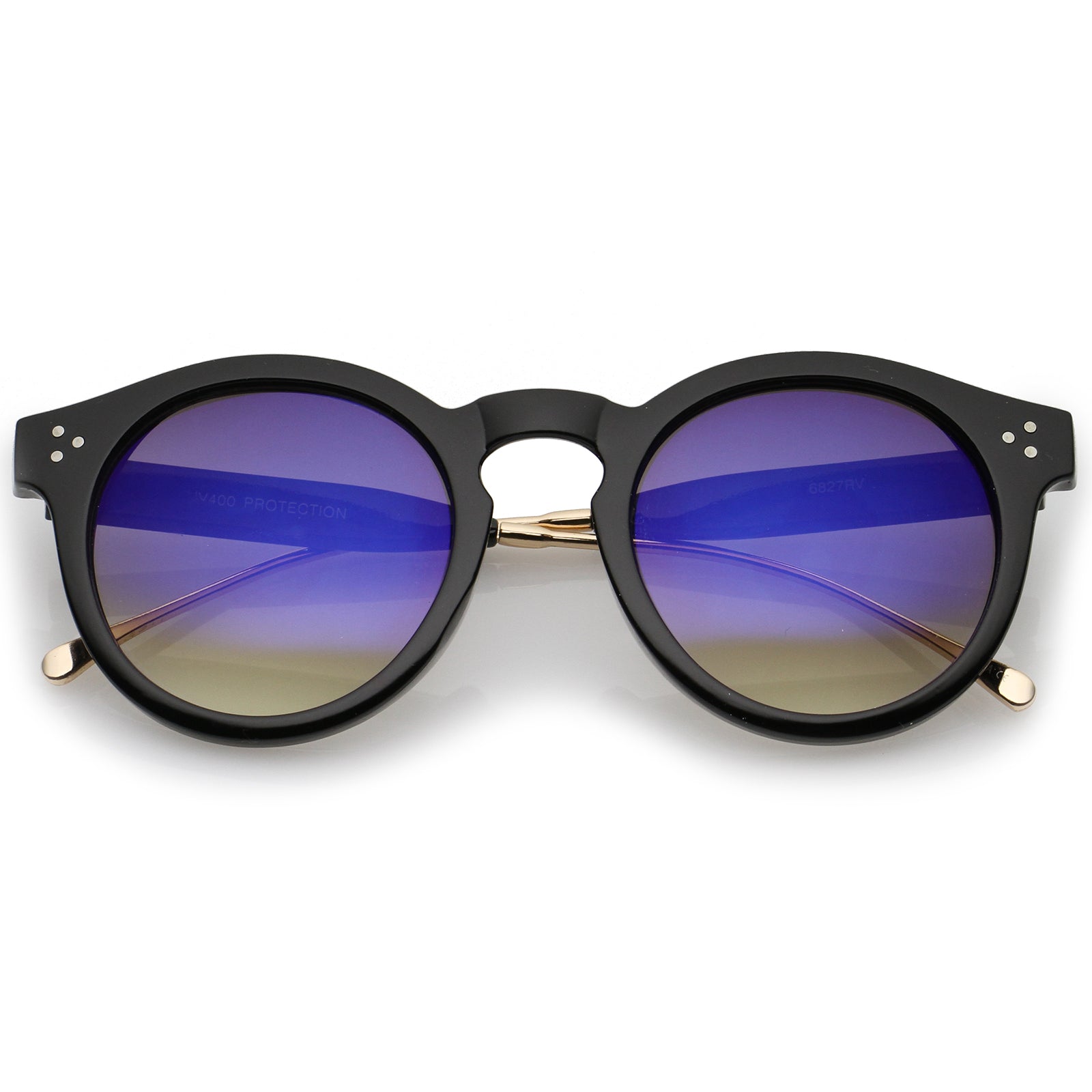 Black-Gold / Blue Mirror
