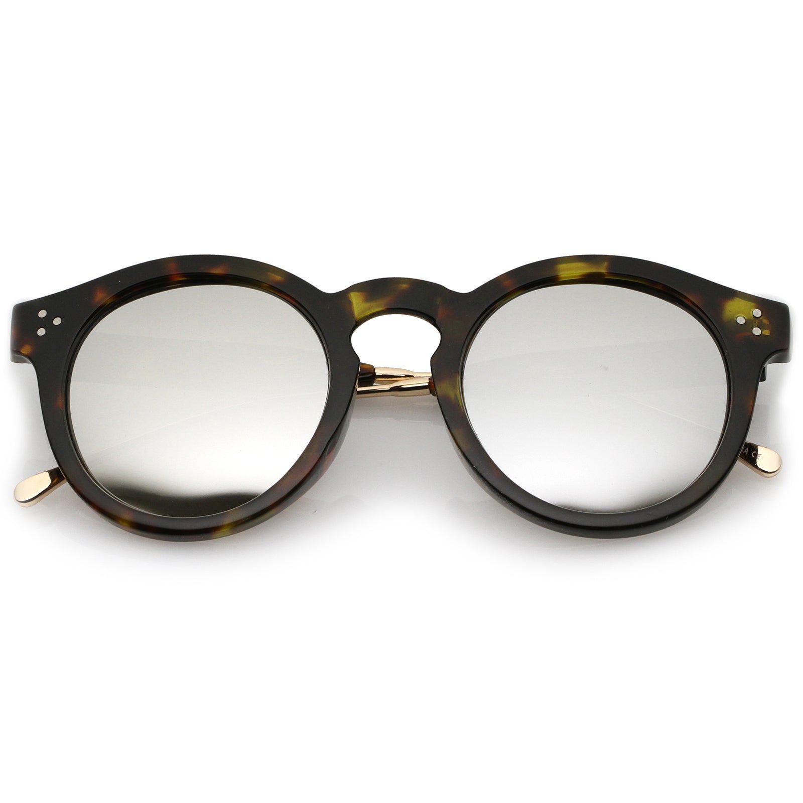 Tortoise-Gold / Silver Mirror