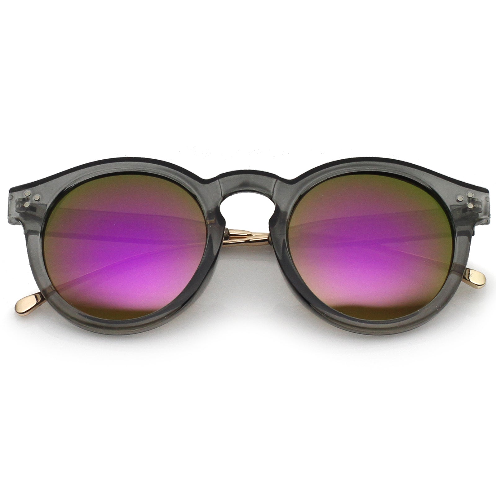 Smoke-Gold / Purple Mirror