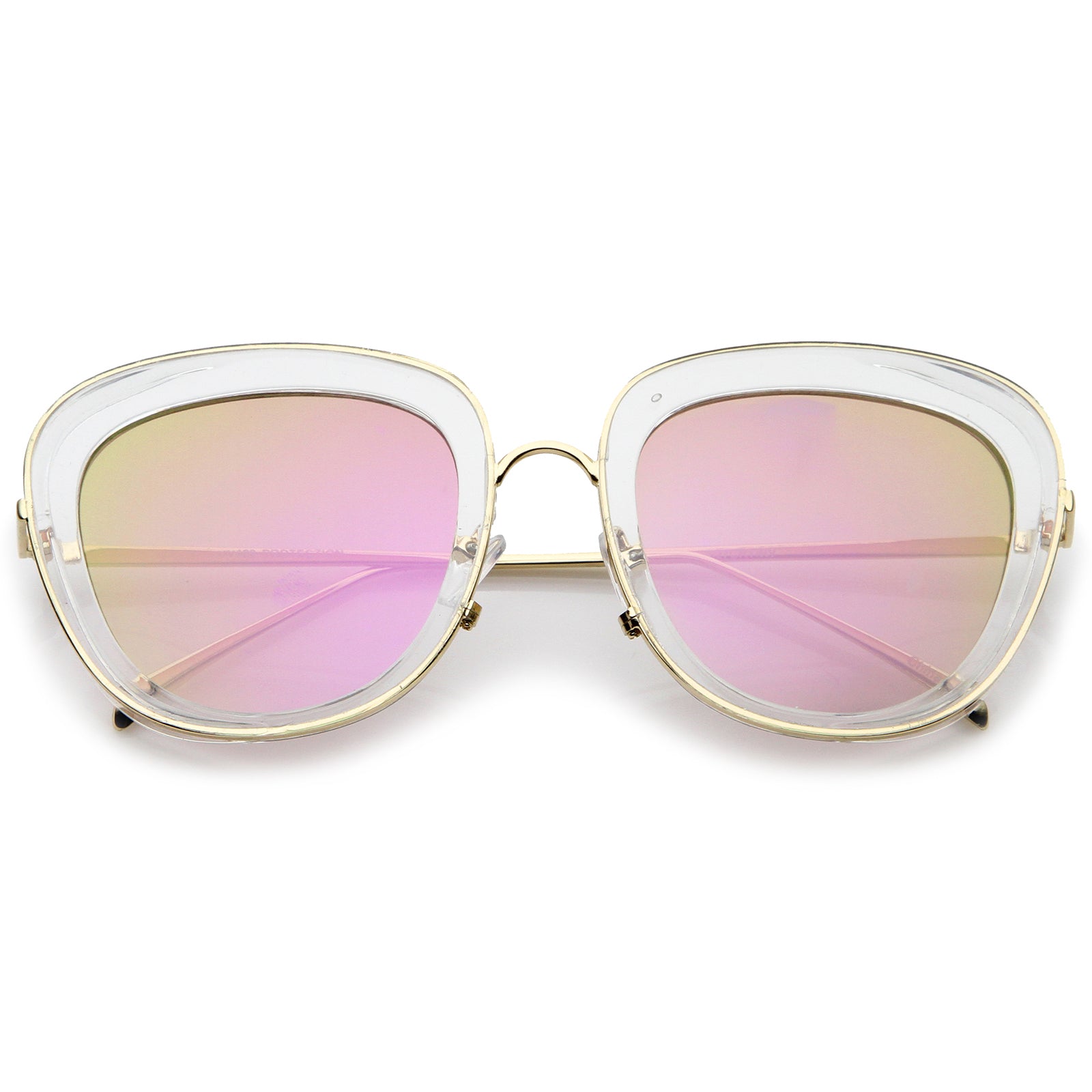 Clear-Gold / Pink Mirror