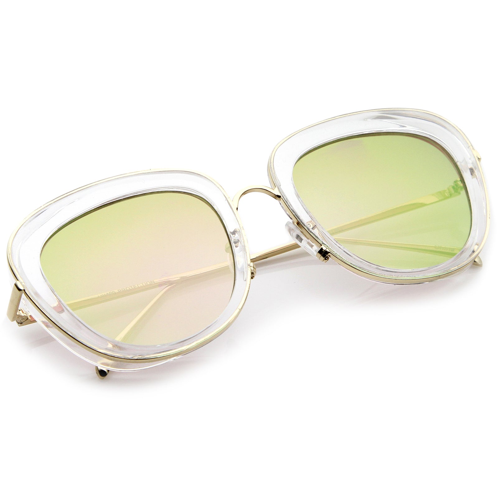 Clear-Gold / Pink Mirror