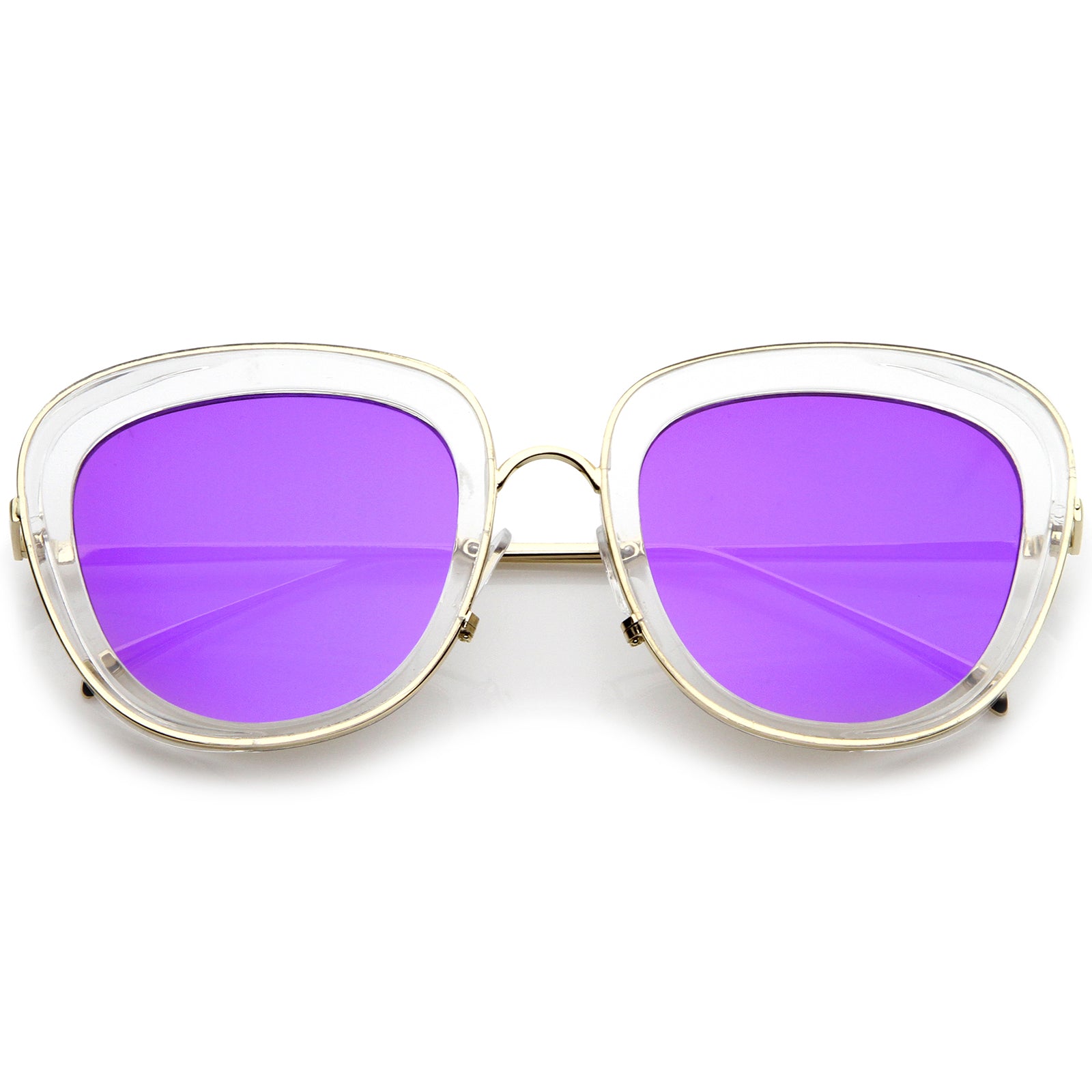 Clear-Gold / Purple Mirror