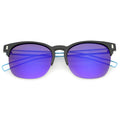 Black-Blue/  Blue Mirror