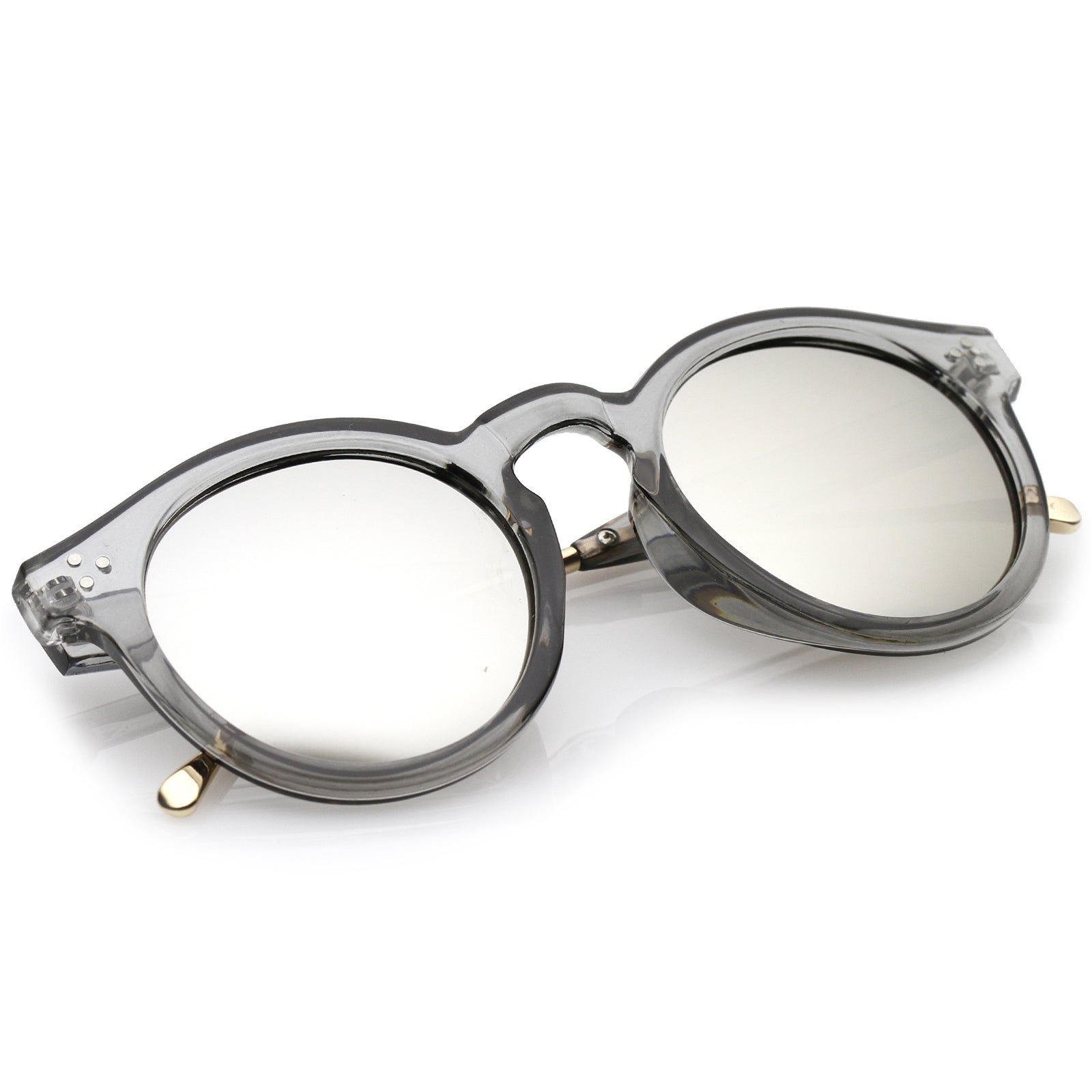 Smoke-Gold / Silver Mirror