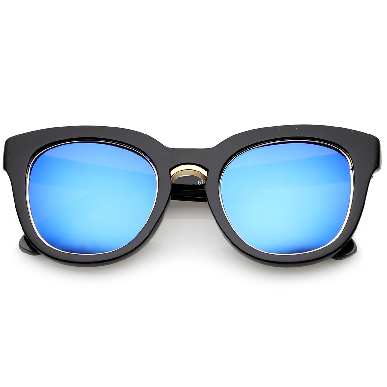 Black-Gold / Blue Mirror