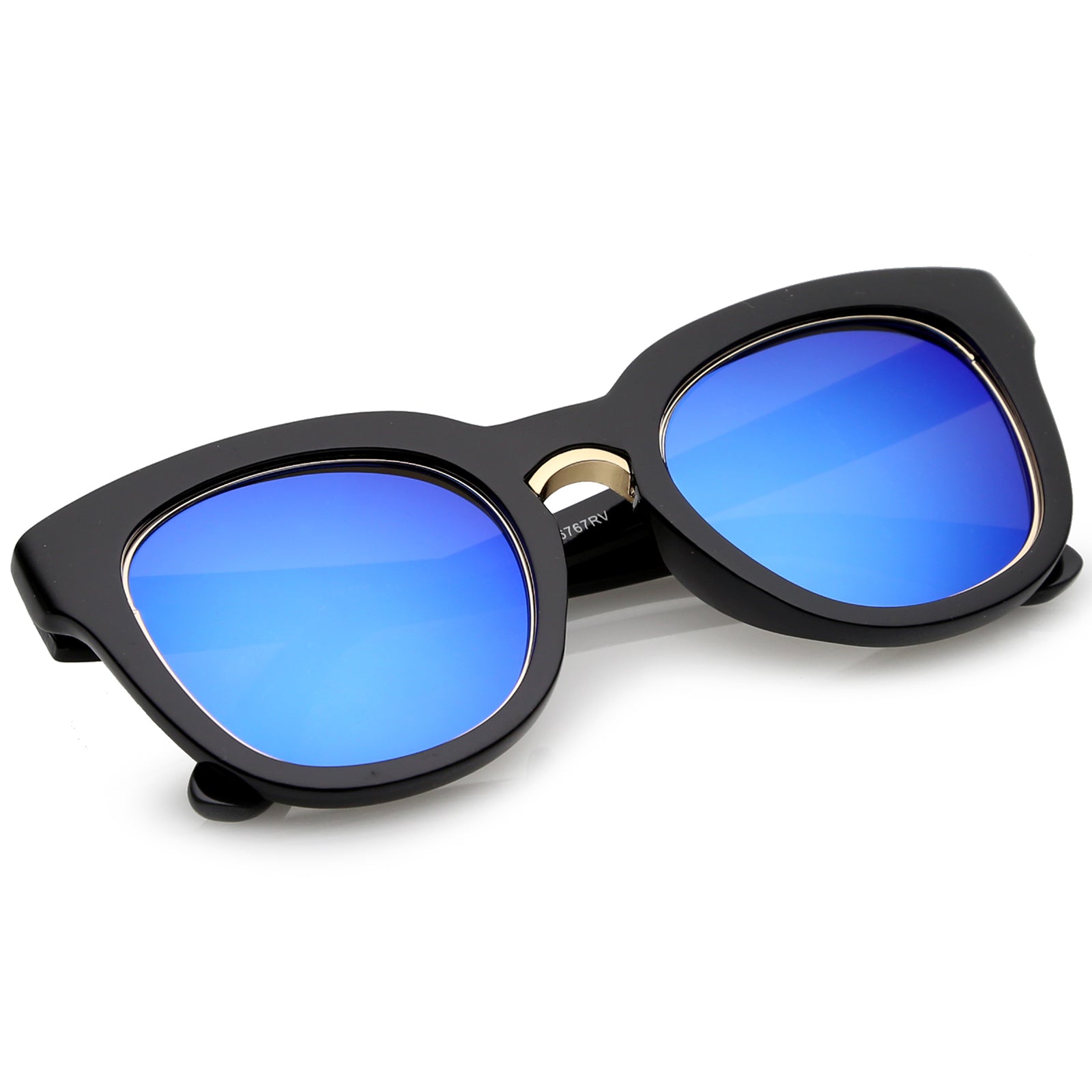 Black-Gold / Blue Mirror