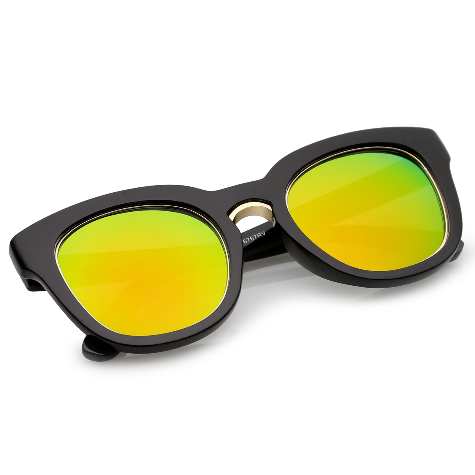 Black-Gold / Magenta-Green Mirror