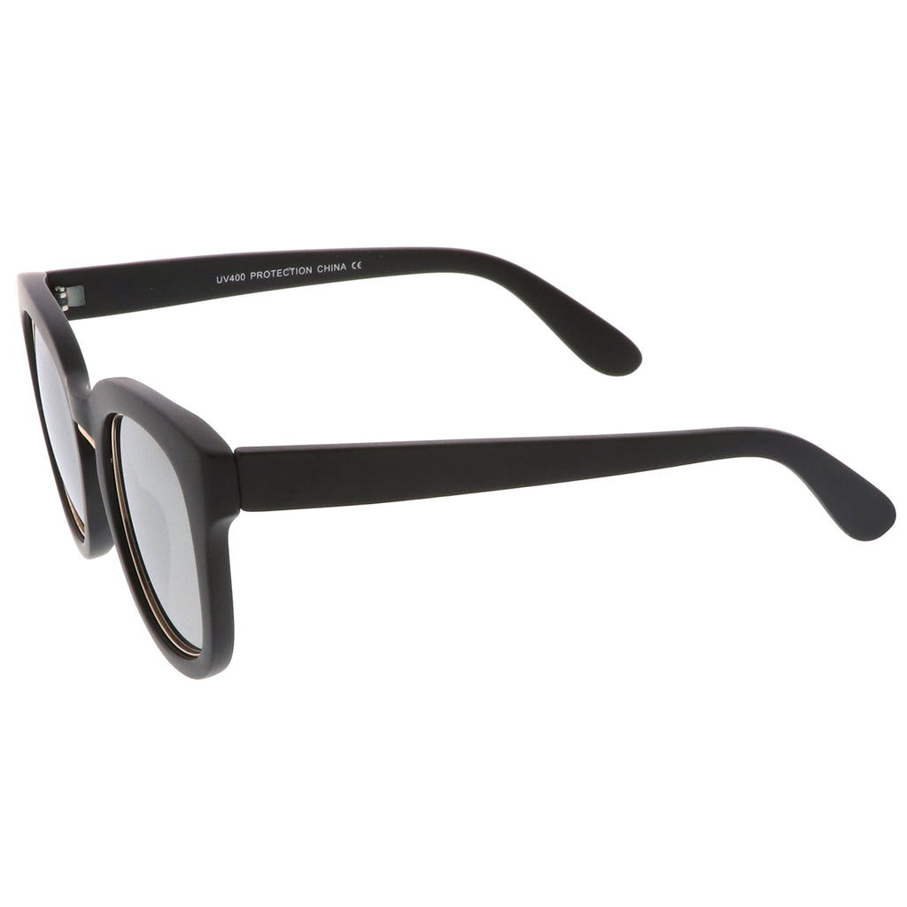 Matte Black-Gold / Silver Mirror