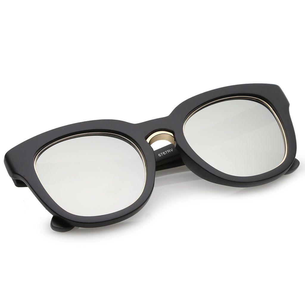 Matte Black-Gold / Silver Mirror