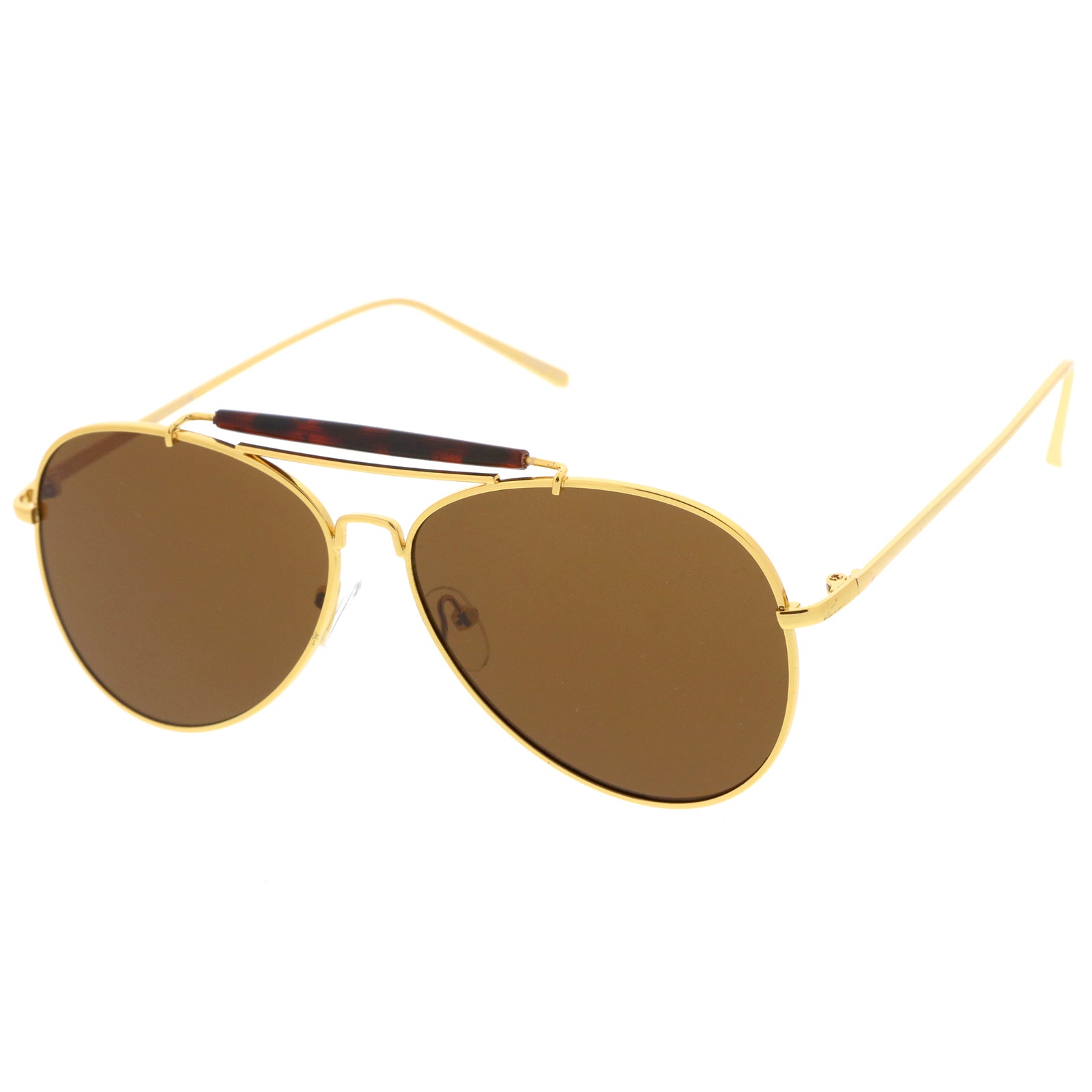 Gold-Tortoise / Brown