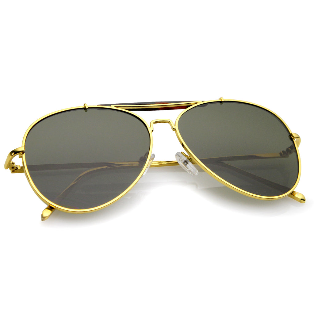 Gold-Tortoise / Green