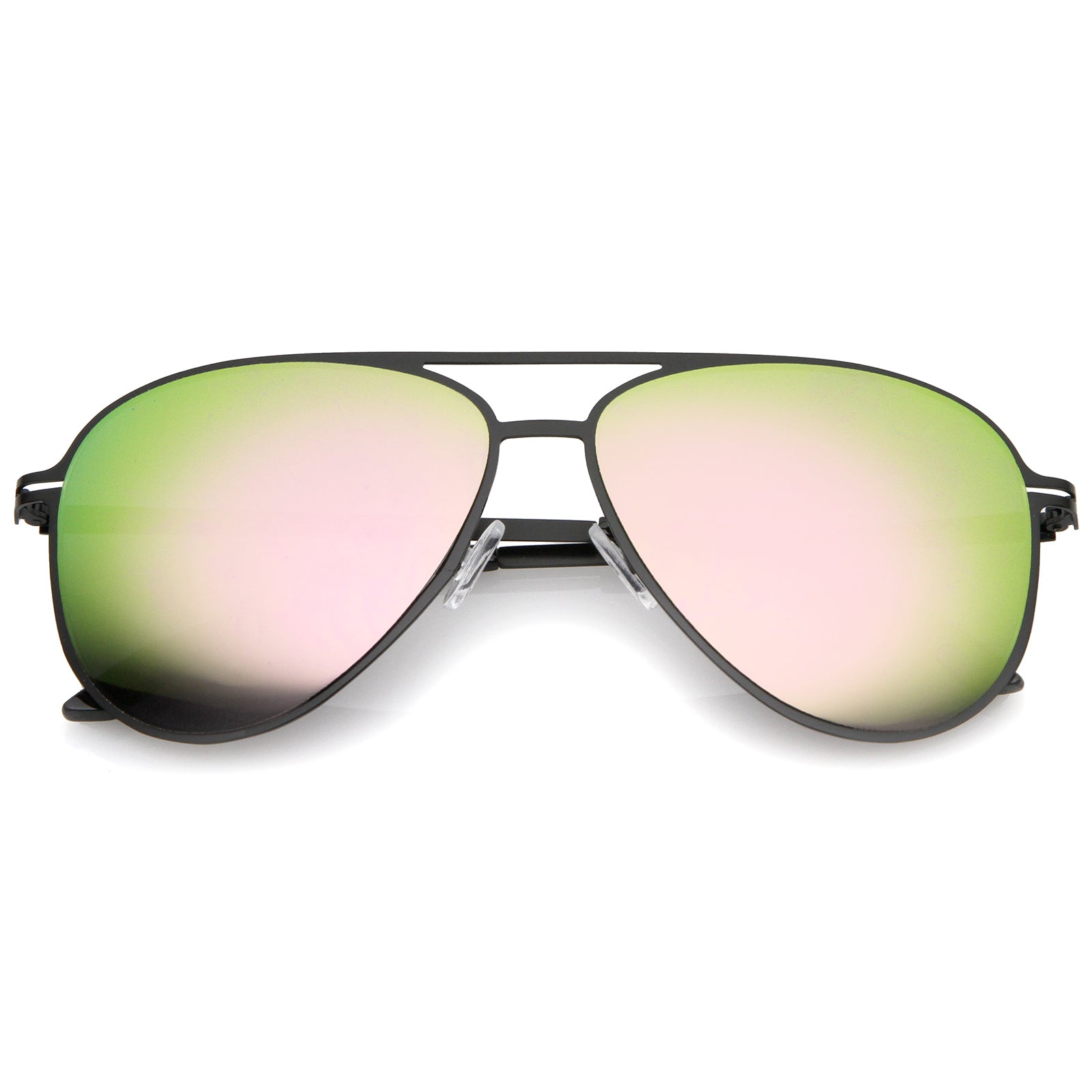 Black / Pink-Green Mirror