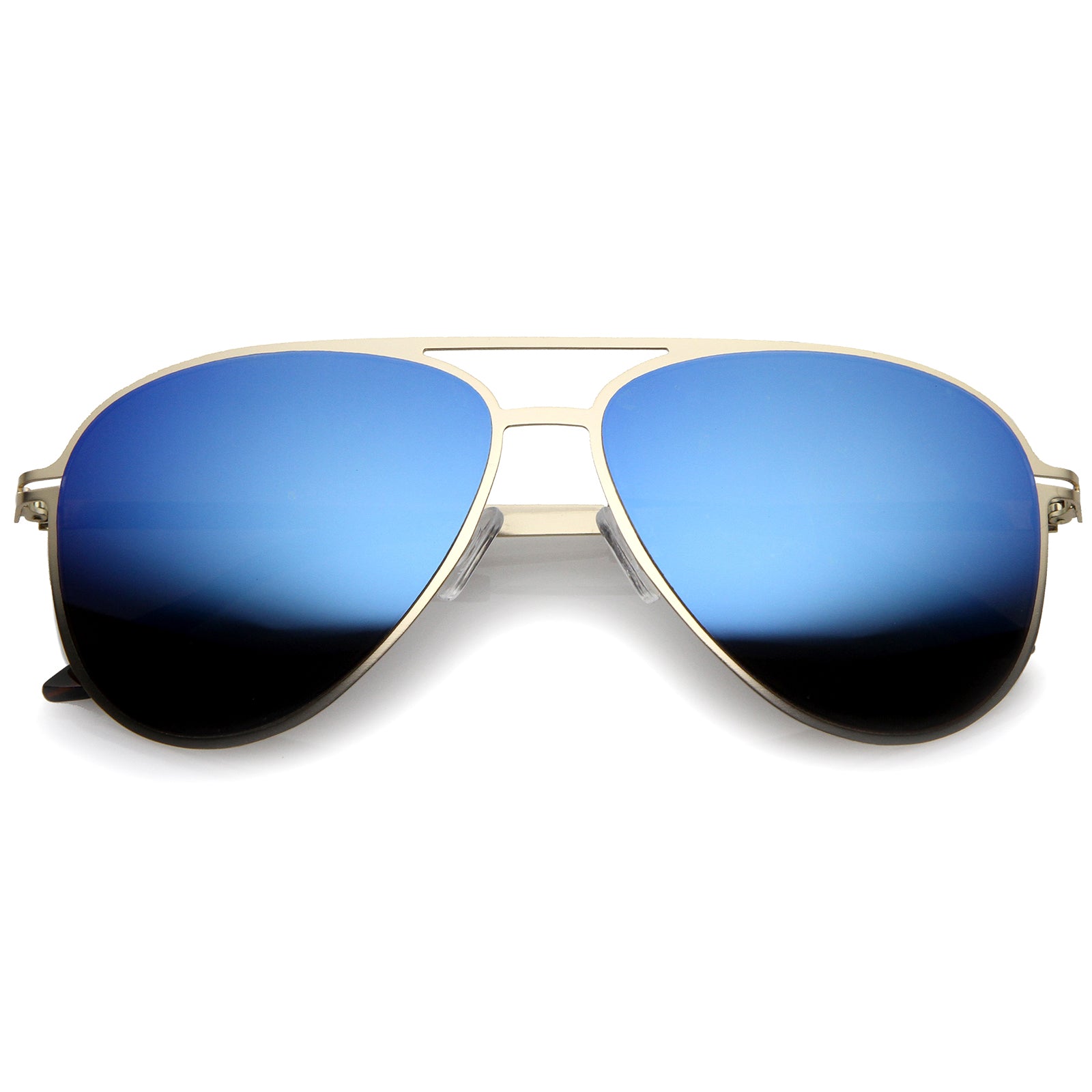Gold / Blue Mirror