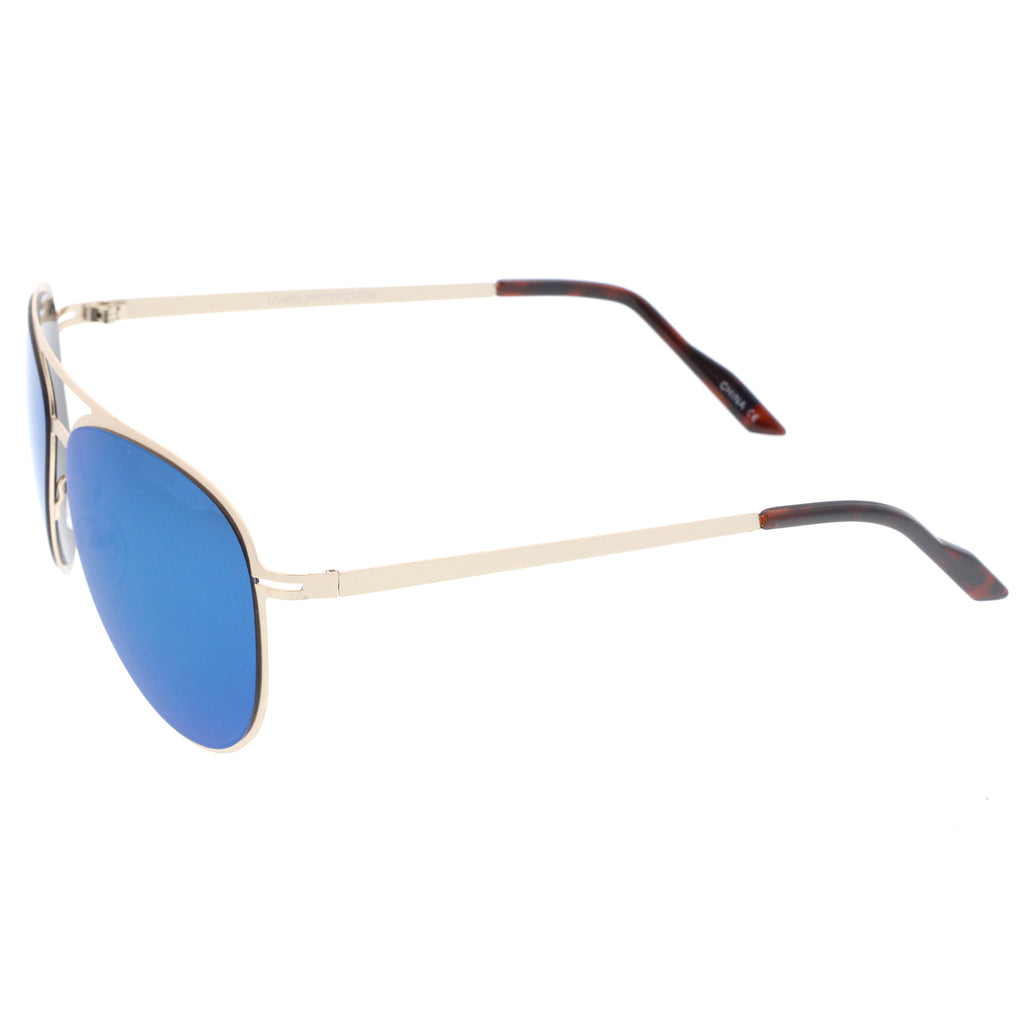 Gold / Blue Mirror