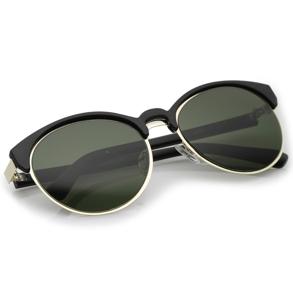 Matte Black-Gold / Green