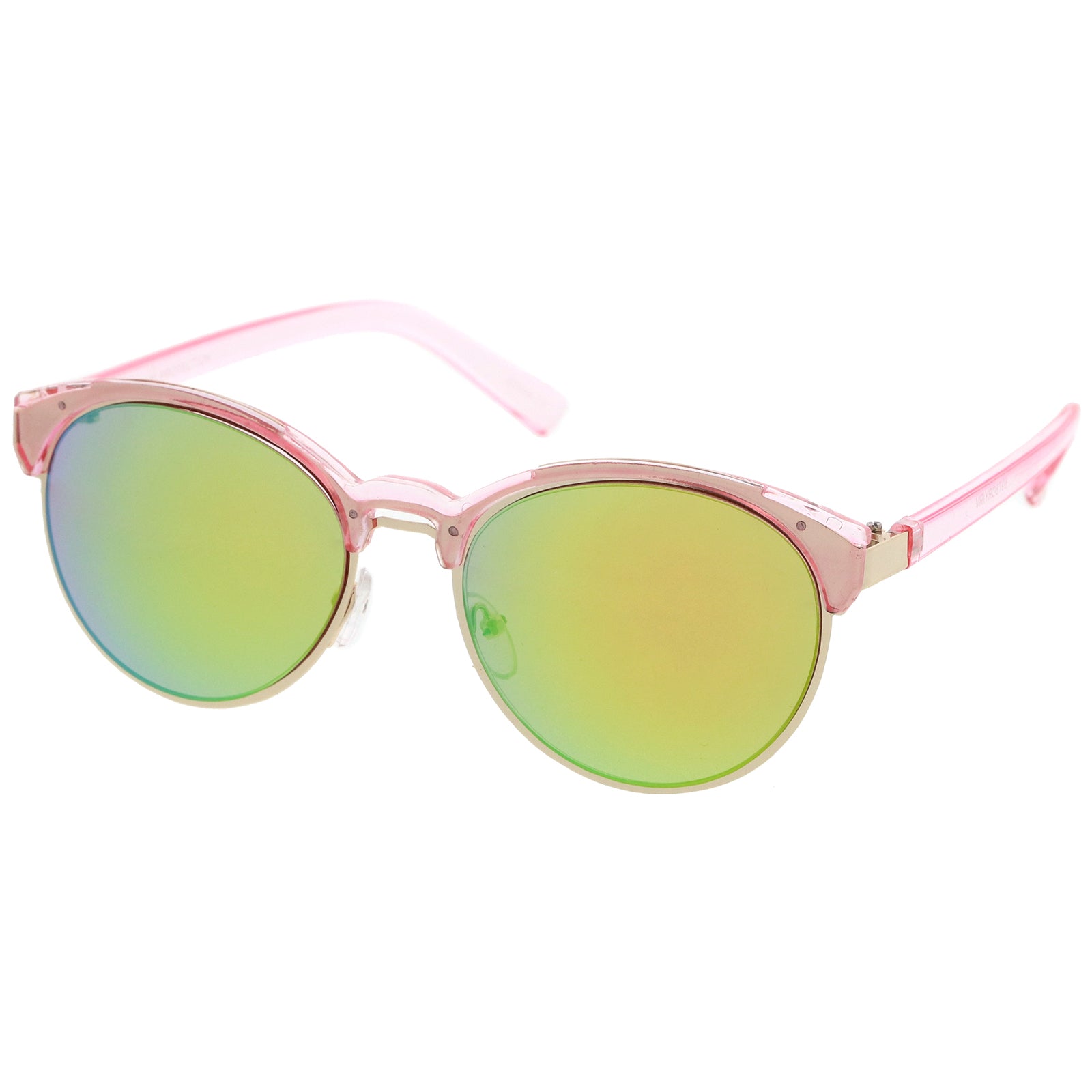 Pink-Gold / Green Mirror