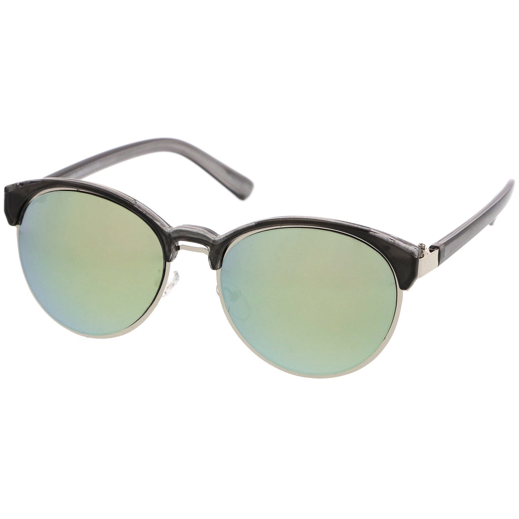 Black-Silver / Green Mirror