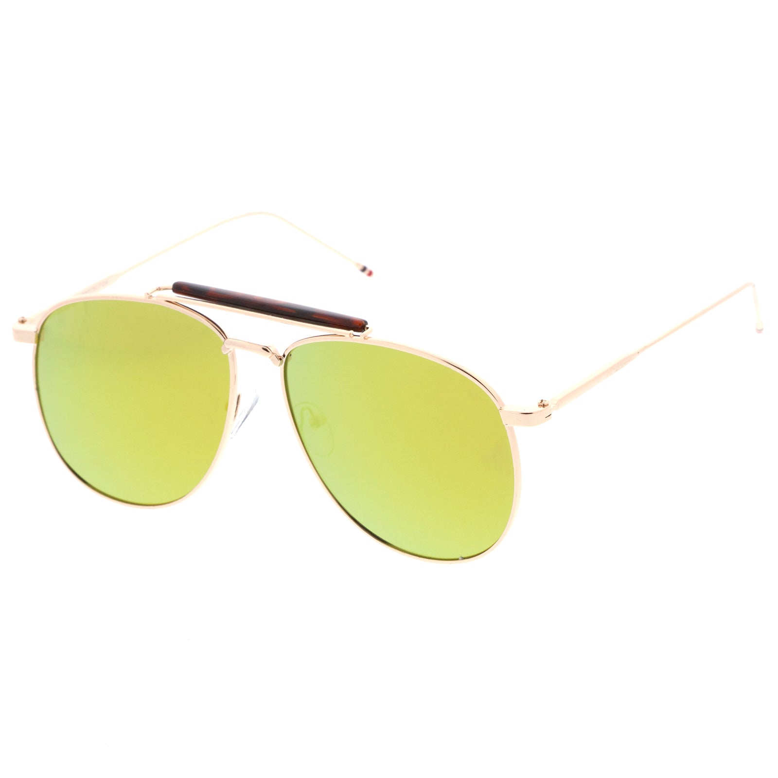 Gold-Tortoise / Yellow Mirror