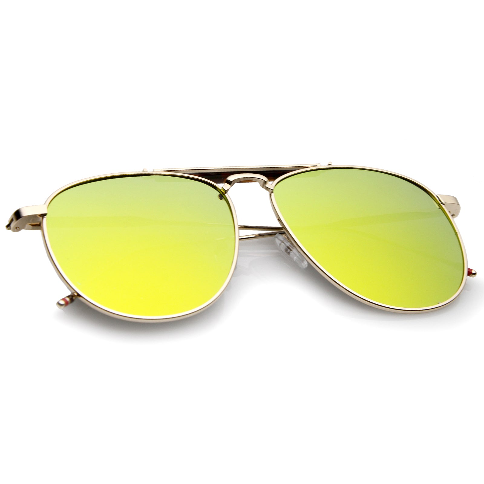 Gold-Tortoise / Yellow Mirror