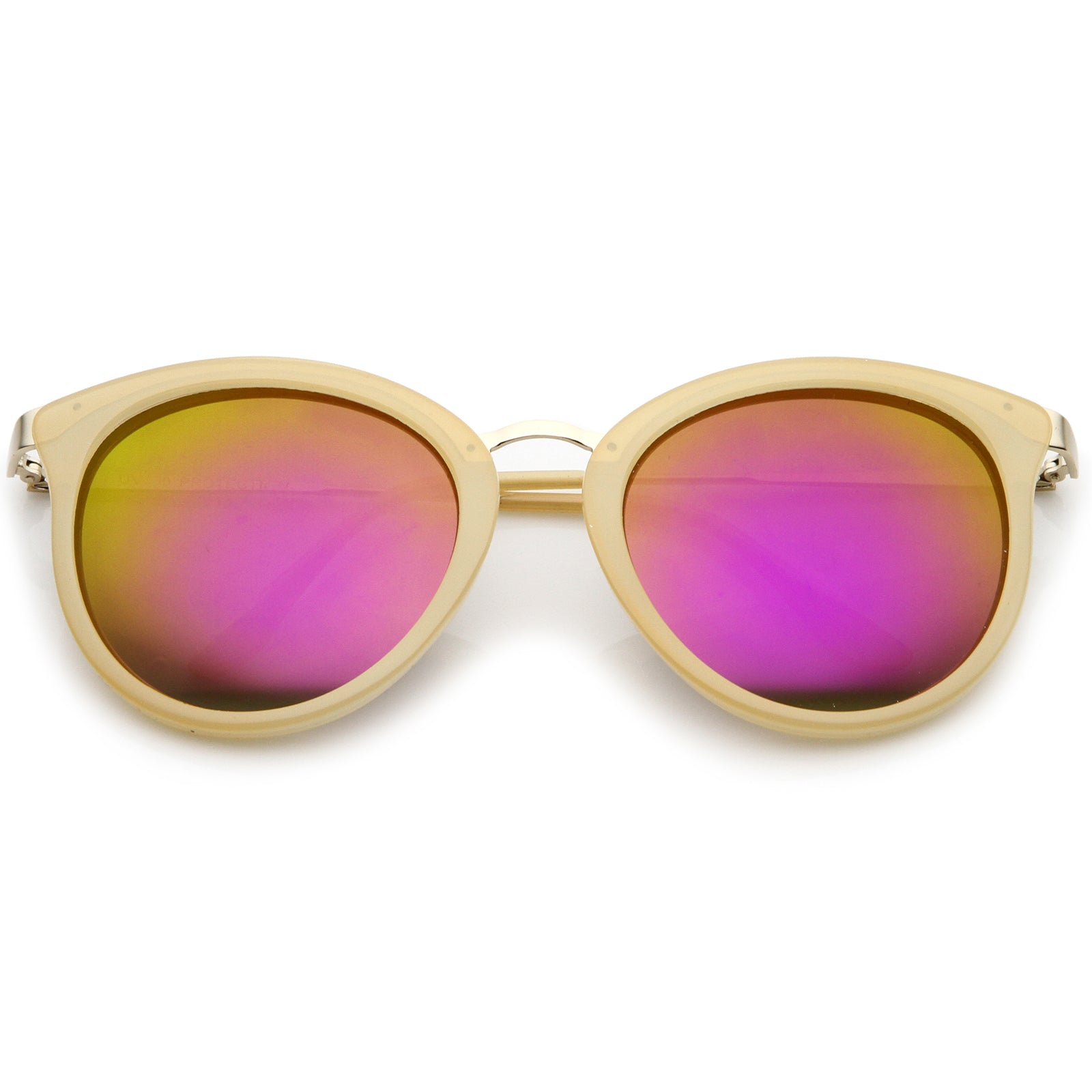 Nude-Gold / Magenta Mirror