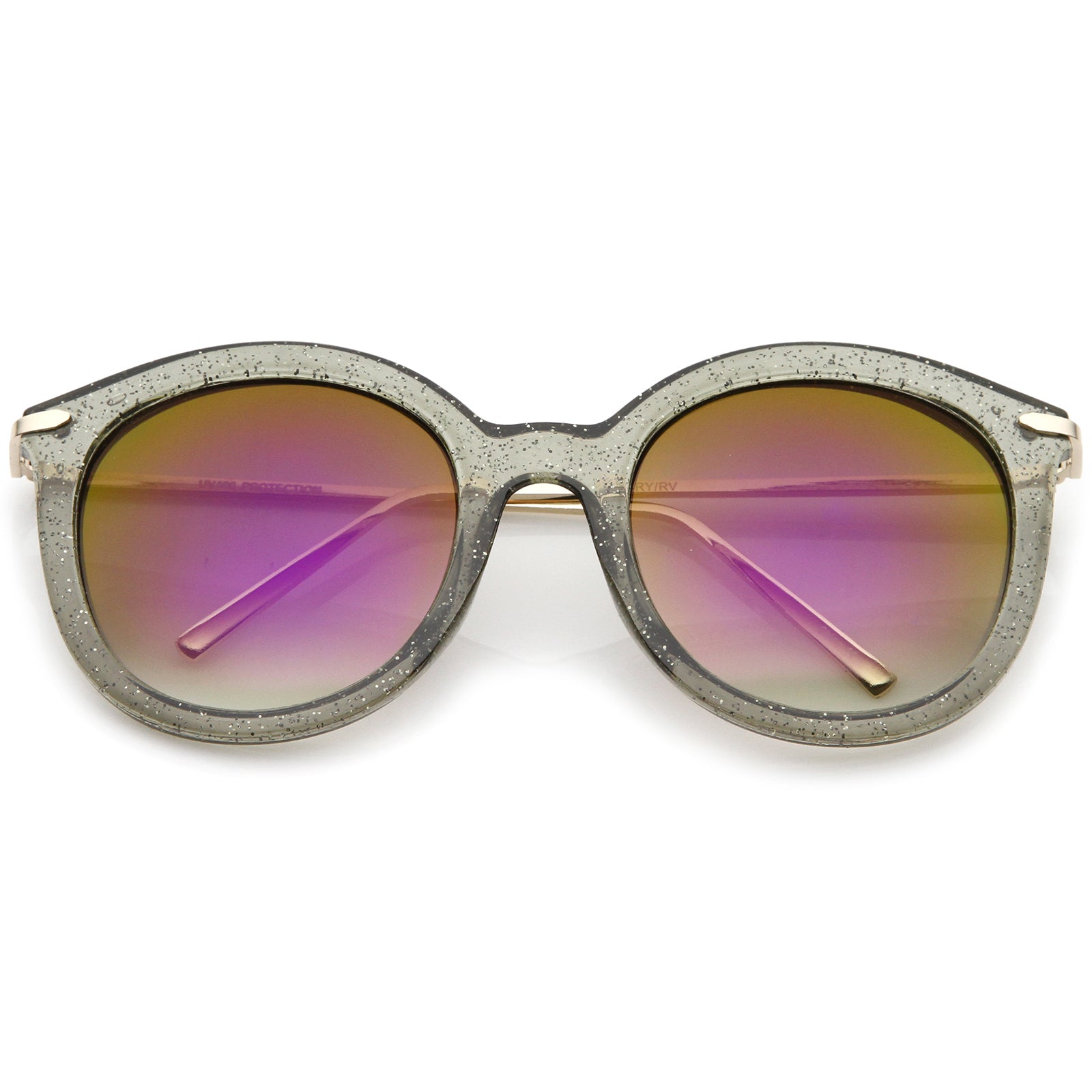 Smoke-Gold / Purple Mirror