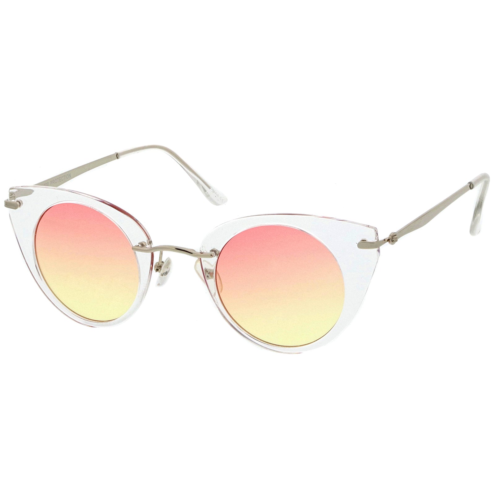 Clear-Silver / Orange-Yellow