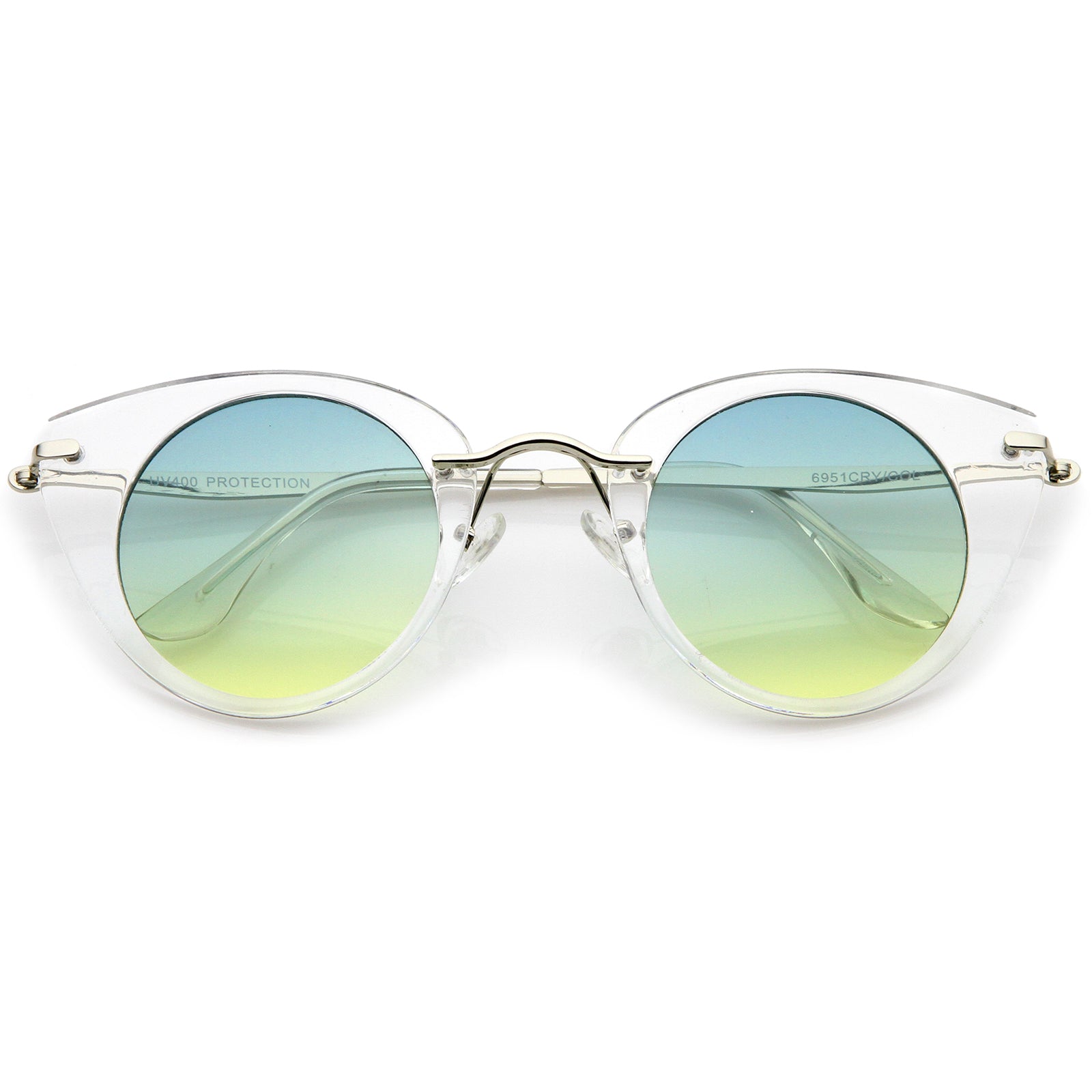 Clear-Silver / Green-Yellow