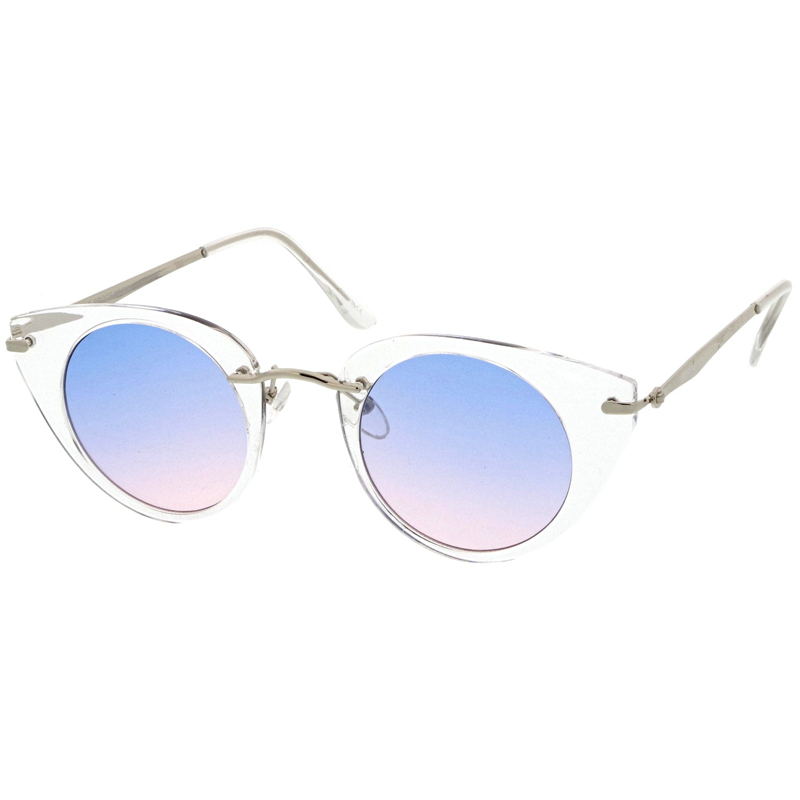 Clear-Silver / Blue-Purple